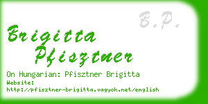 brigitta pfisztner business card